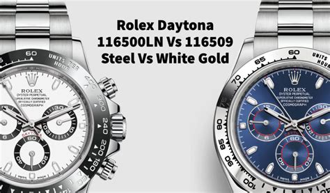 rolex daytona steel vs white gold|solid gold Rolex daytona price.